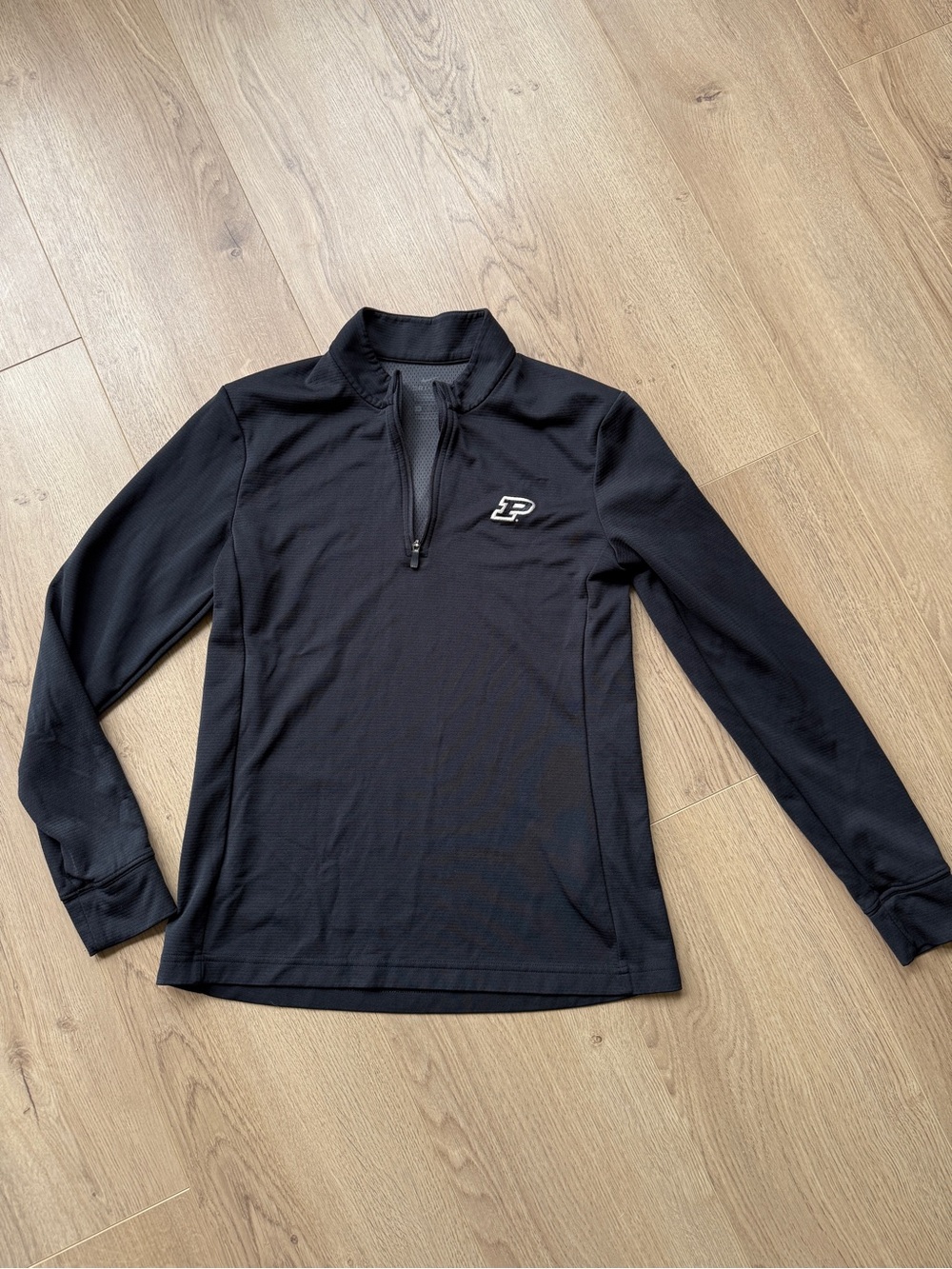 Nike men’s Black Dri-FIT Breathable quarter zip jacket S